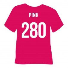 Poli-Tape Tubitherm Flock Pink (280) - термотрансферна плівка Полі-Тейп Тубітерм Флок Рожева (1 пог м)